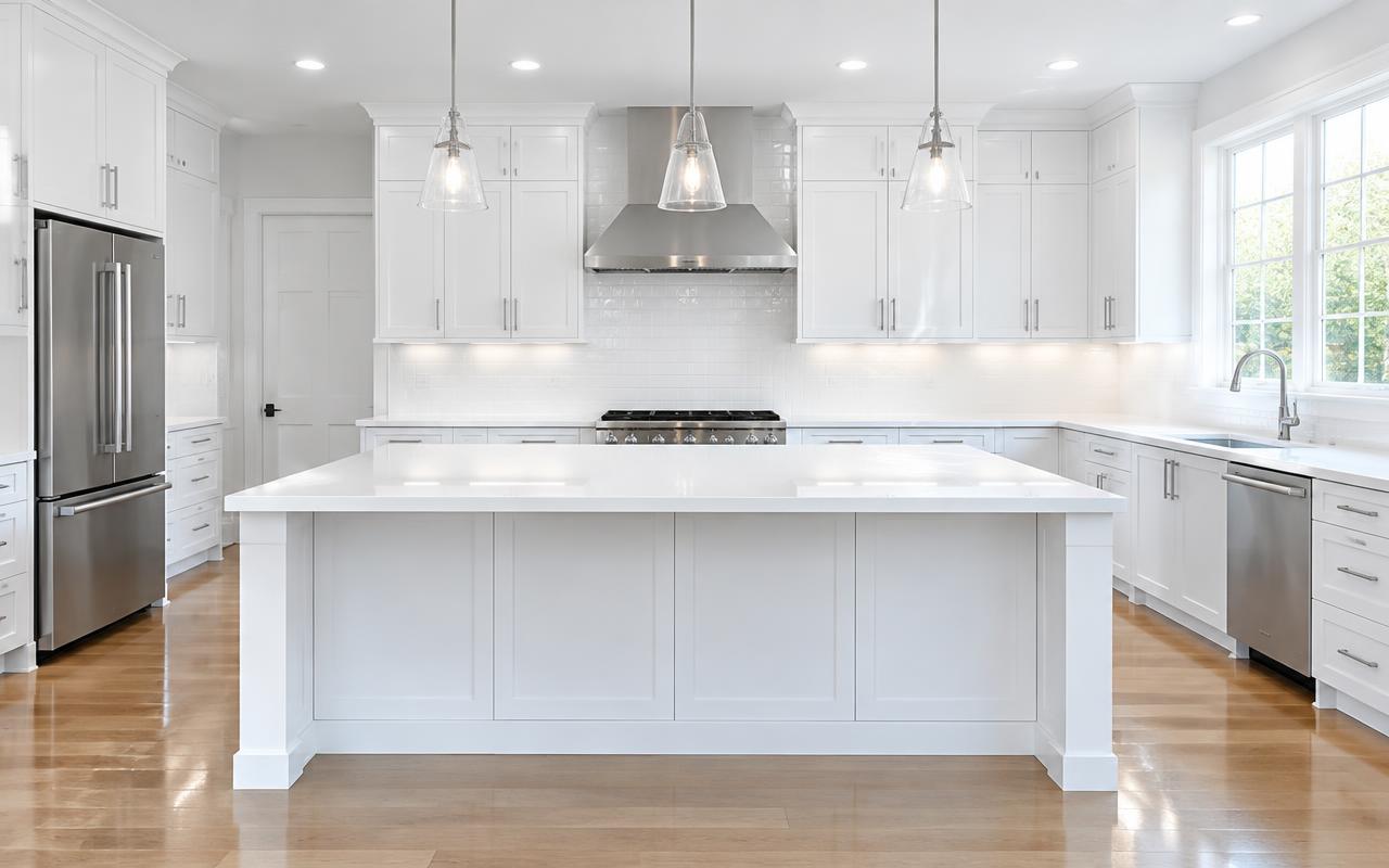 Kitchen after cleaning